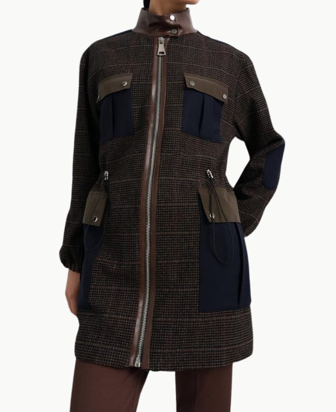 Veste Col Montant